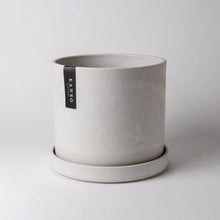 Load image into Gallery viewer, Stone Color Kanso Planter and Saucer
