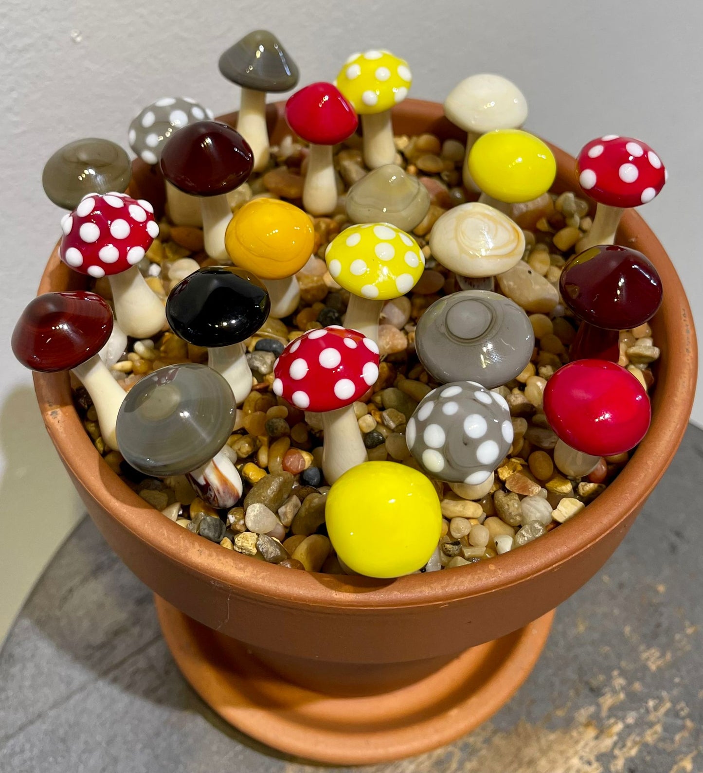 Mushroom Glass Sculptures
