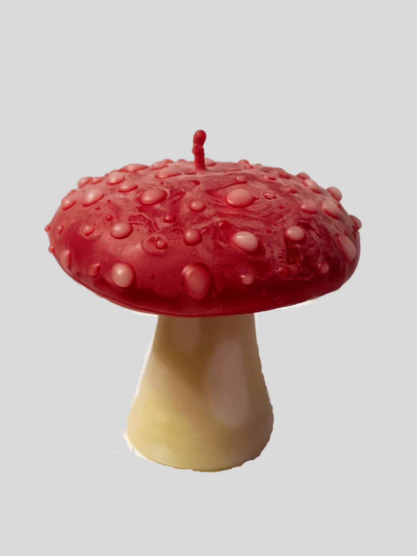 Mushroom Beeswax Candle