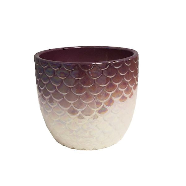 Plum Ceramic Pot