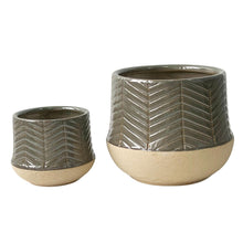 Load image into Gallery viewer, Wavy Olive Planter
